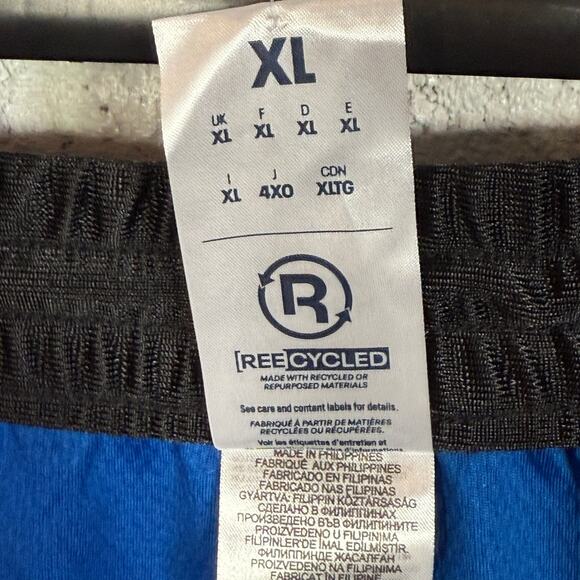 Reebok Men's 11" Regular-Fit Logo-Print Mesh Basketball Shorts vector blue XL - Picture 7 of 8